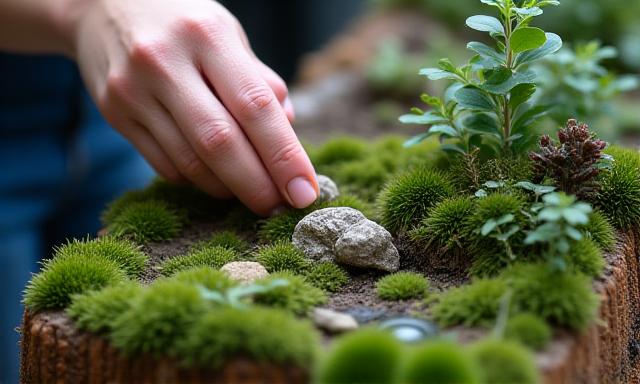 Artisan terrarium construction